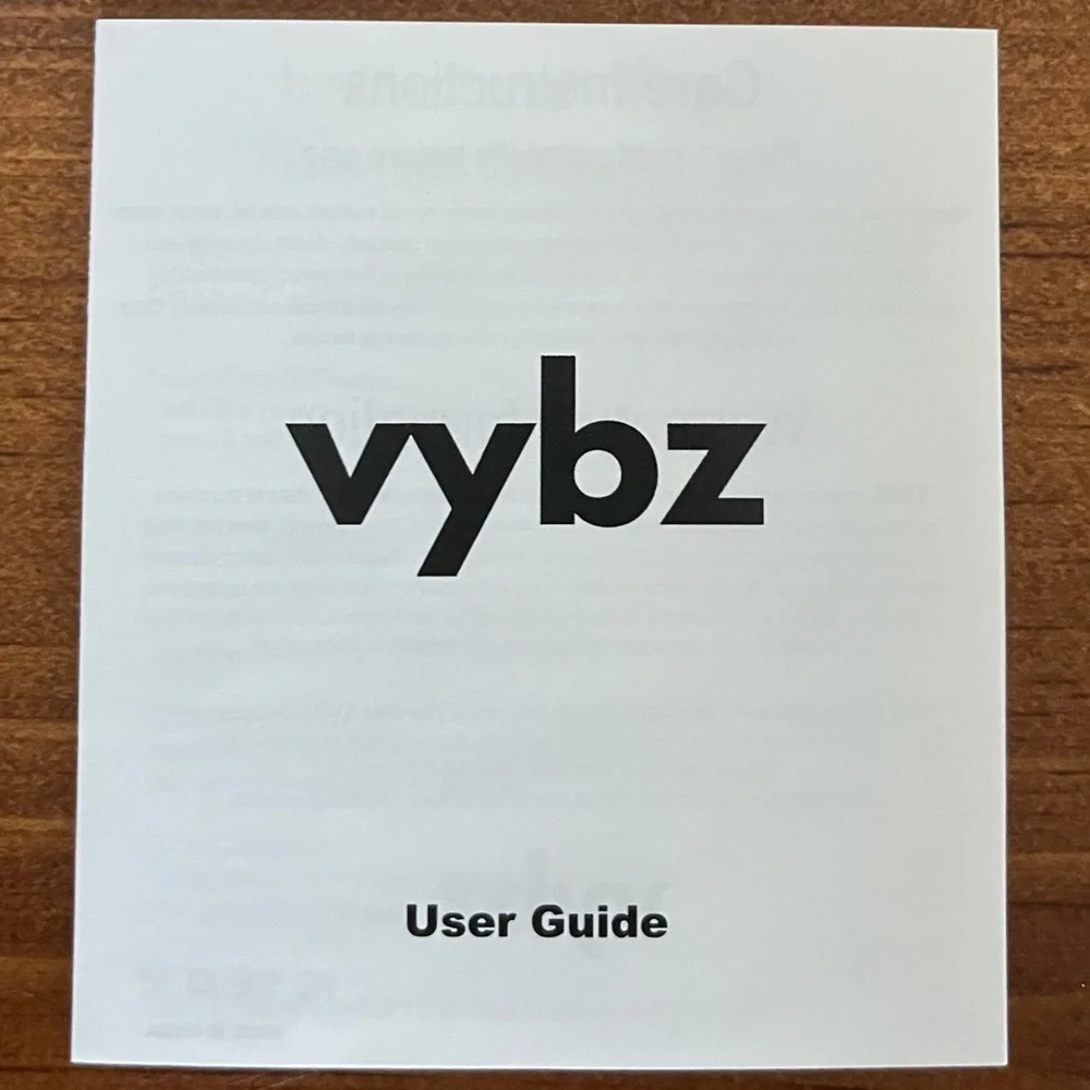Vybz Wireless Earbuds - White Marble